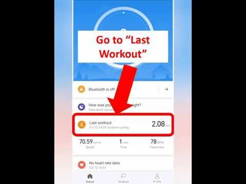 How To Export Activity From Amazfit BIP To Strava Using MiFit